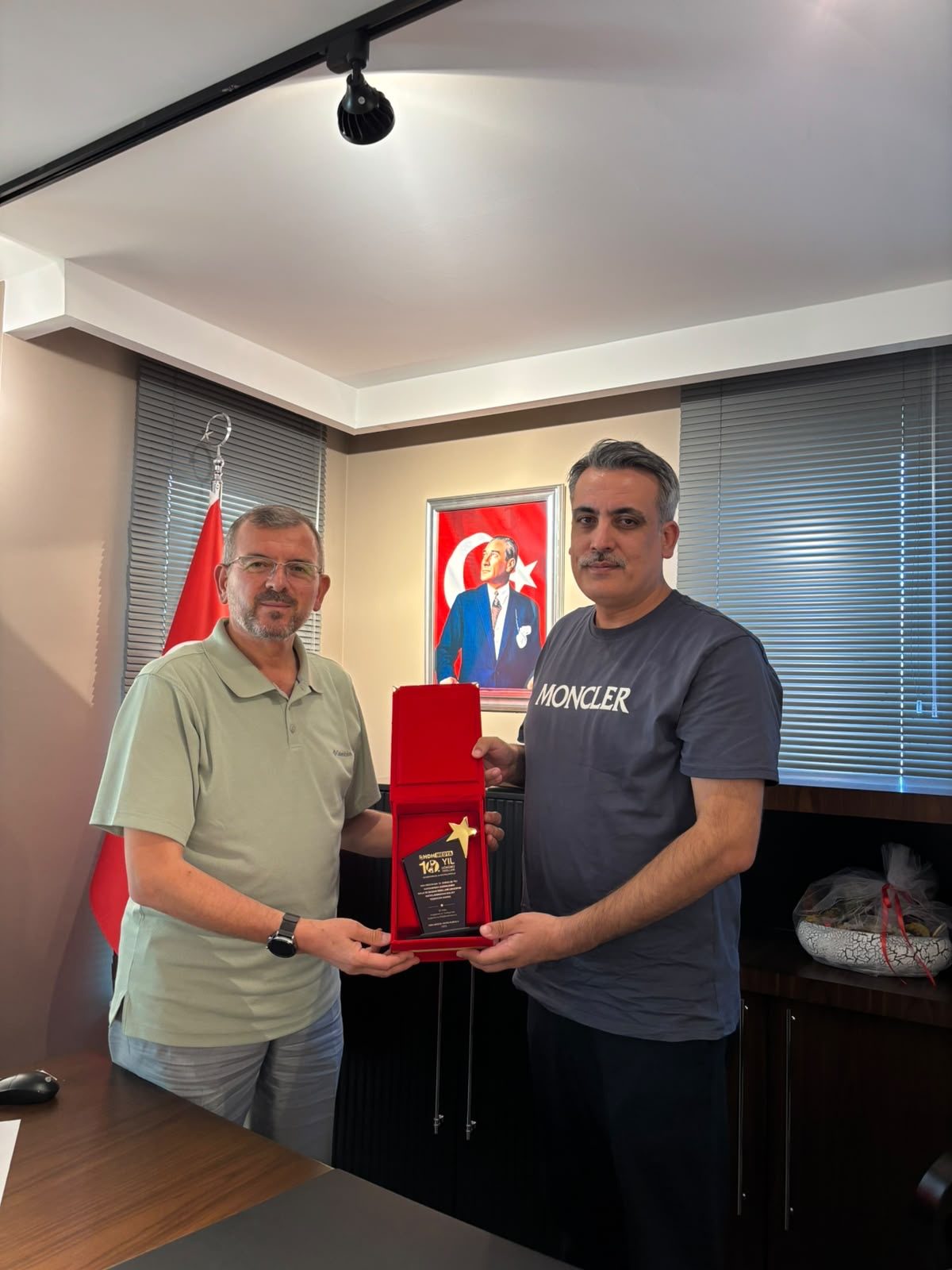 Adana İl Temsilcimiz Resul Bozkurt, Başkanımız Fahrettin Yıldız'ı Makamında Ziyaret Etti